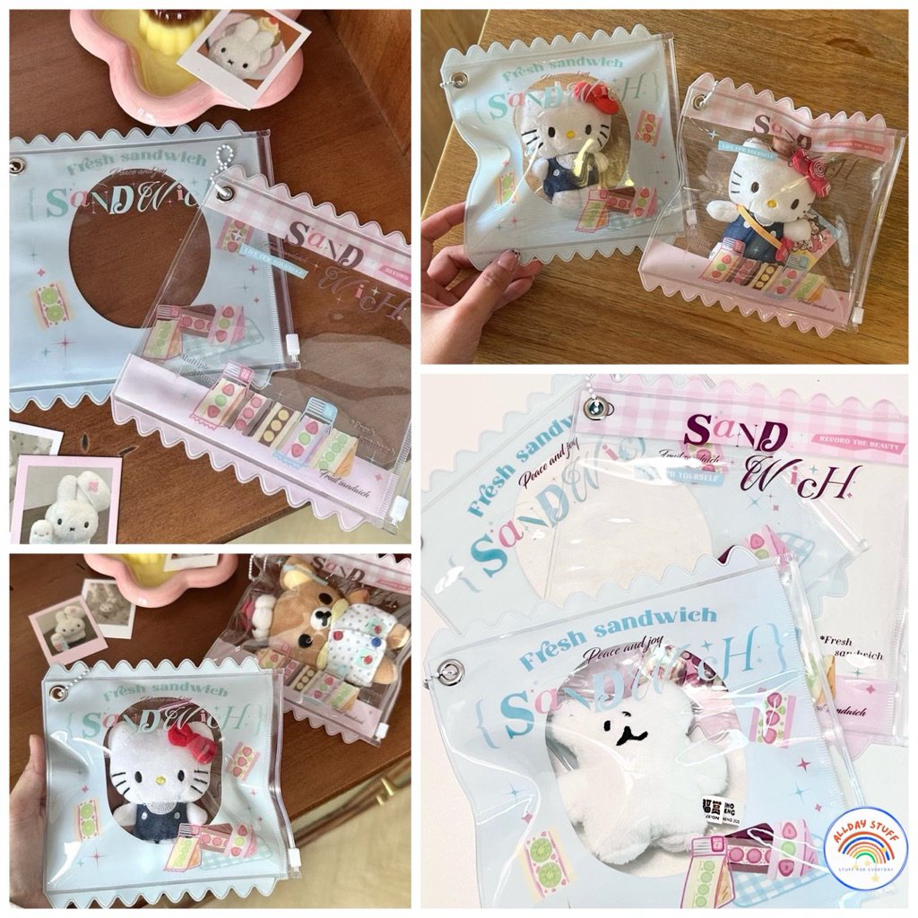 ♥︎(พร้อมส่งในไทย)♥︎กระเป๋า/ซอง PVC ใส (ซิปล๊อค) สำหรับใส่ตุ๊กตา จัดเก็บอุปกรณ์ต่างๆ ป้องกันฝุ่นละออง