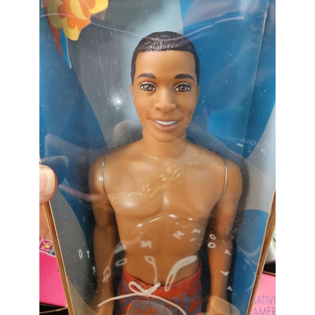 **กล่องไม่สวย** 2001 Barbie Ken Steven #53463 Friend Of Barbie Palm Beach Steven 2001