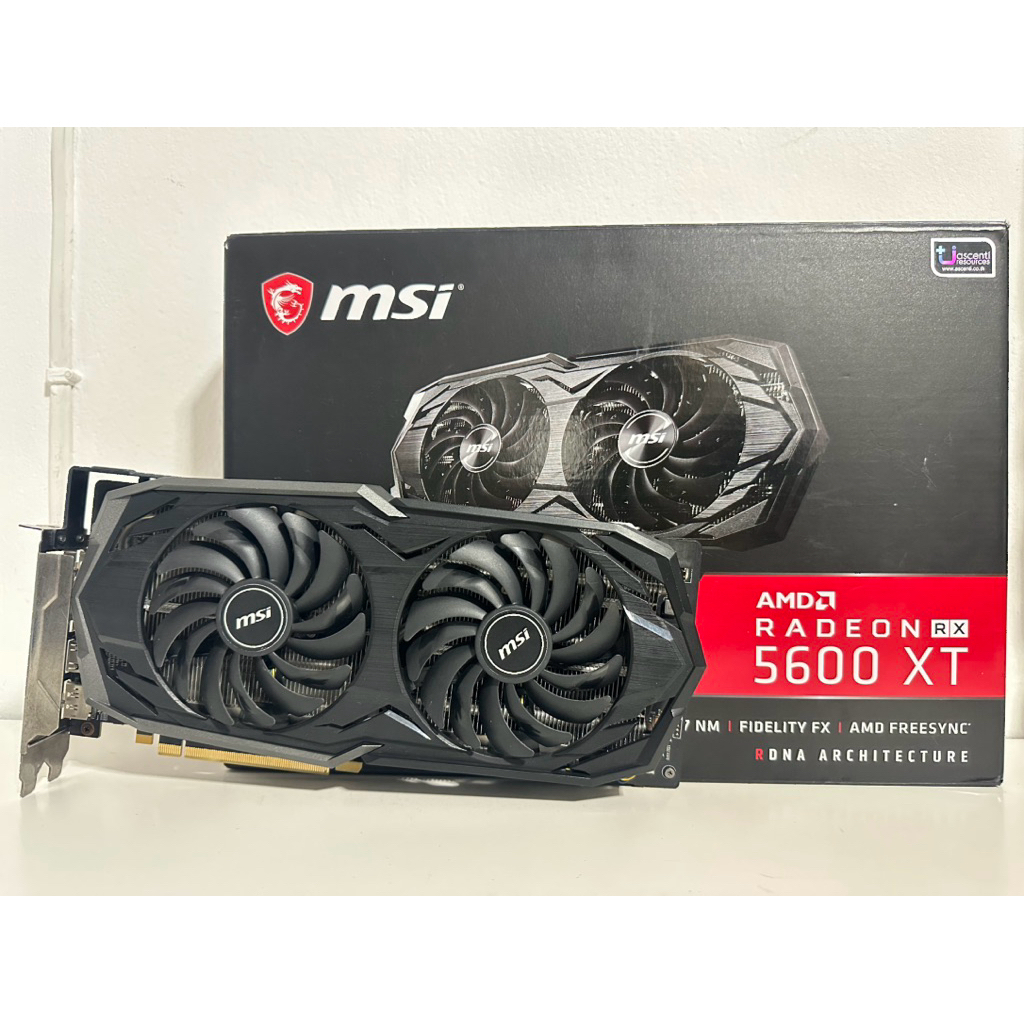 VGA MSI RADEON RX5600XT GAMING M X 6GB (การ์ดจอมือสอง)