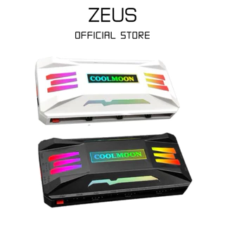 Coolmoon RGB Cooling Controller 4Pin PWM 5V 3Pin ARGB กล่องควบคุมพัดลมระบายอากาศ สำหรับคอมพิวเตอร์ มีแม่เหล็ก