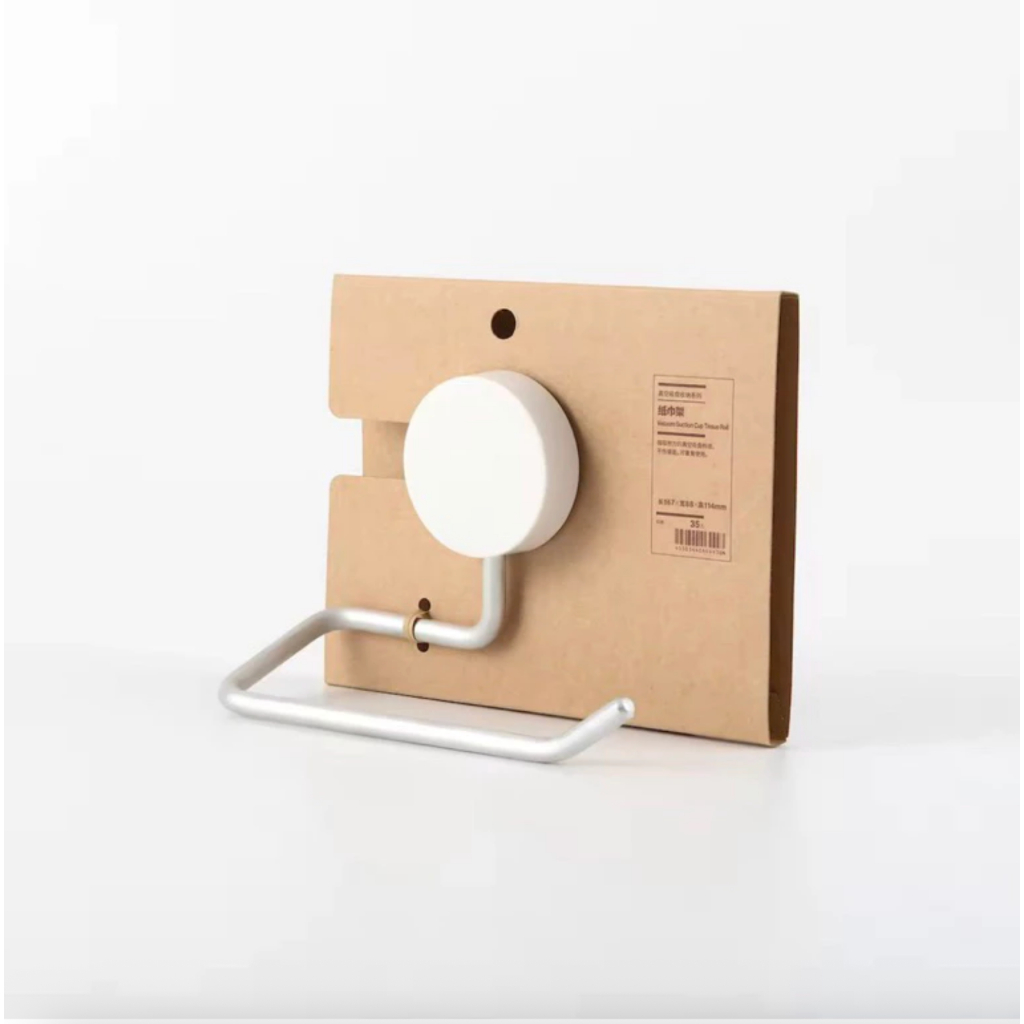 MUJI มูจิ ที่แขวนทิชชู่ ติดผนัง แบบสุญญากาศ - รูปที่ 2