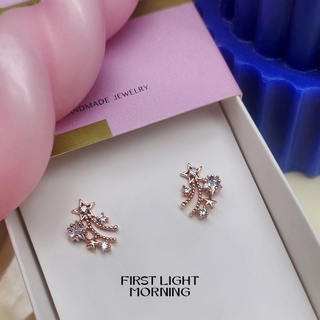 All I Want  Earrings ต่างหูแป้น  ต่างหูดาวกระจาย ต่างหูคริสตัล