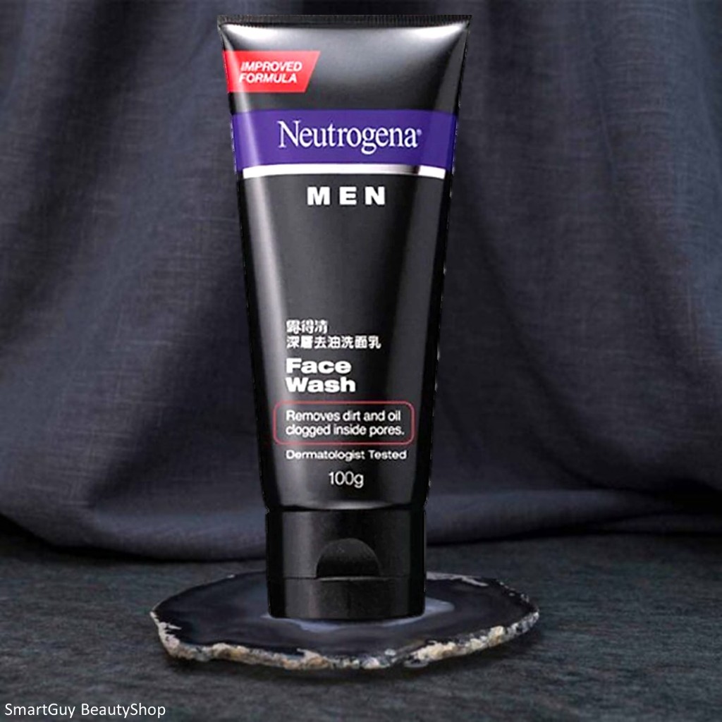 Neutrogena Men Face Wash 100g คลีนซิ่งโฟมทำความสะอาดผิวหน้าผู้ชายสูตรพิเศษจากนูโทรจิน่าเม็น ราคา ถูกที่สุด ดีลบีเคเค แกลเลอรีภาพที่ 3