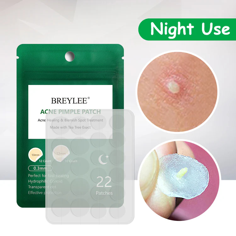 [⚡️ส่งด่วน ได้ของวันนี้] แผ่นแปะสิว ติดแน่น บางเฉียบ BREYLEE Tea Tree Acne Pimple Patch - รูปที่ 4