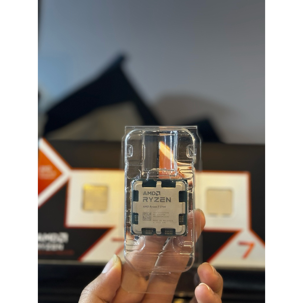 CPU (ซีพียู) AMD RYZEN 7 7700 3.8GHZ Cores 8/Threads 16 (สินค้ามือ1 ของแท้ทุกตัว ประกันร้าน2ปี ) มีของพร้อมส่ง