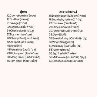 [ 2 ฟรี 1 ] น้ำหอม Mabell กลิ่นหรู 60 กลิ่น 50ml. 2 ฟรี 1 น้ำหอม EDP กลิ่นหรูตัวดังขายดี 8-12 ชม.
