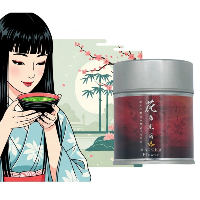MATCHA."FLOWER"30g.Uejima-Sourokuen.