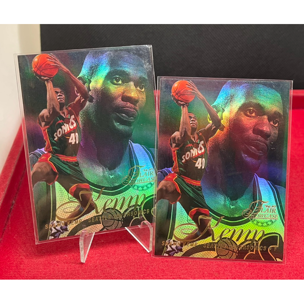 การ์ดบาสเกตบอล SHAWN KEMP 1996-97 FLAIR SHOWCASE ROW 2 SHAWN KEMP