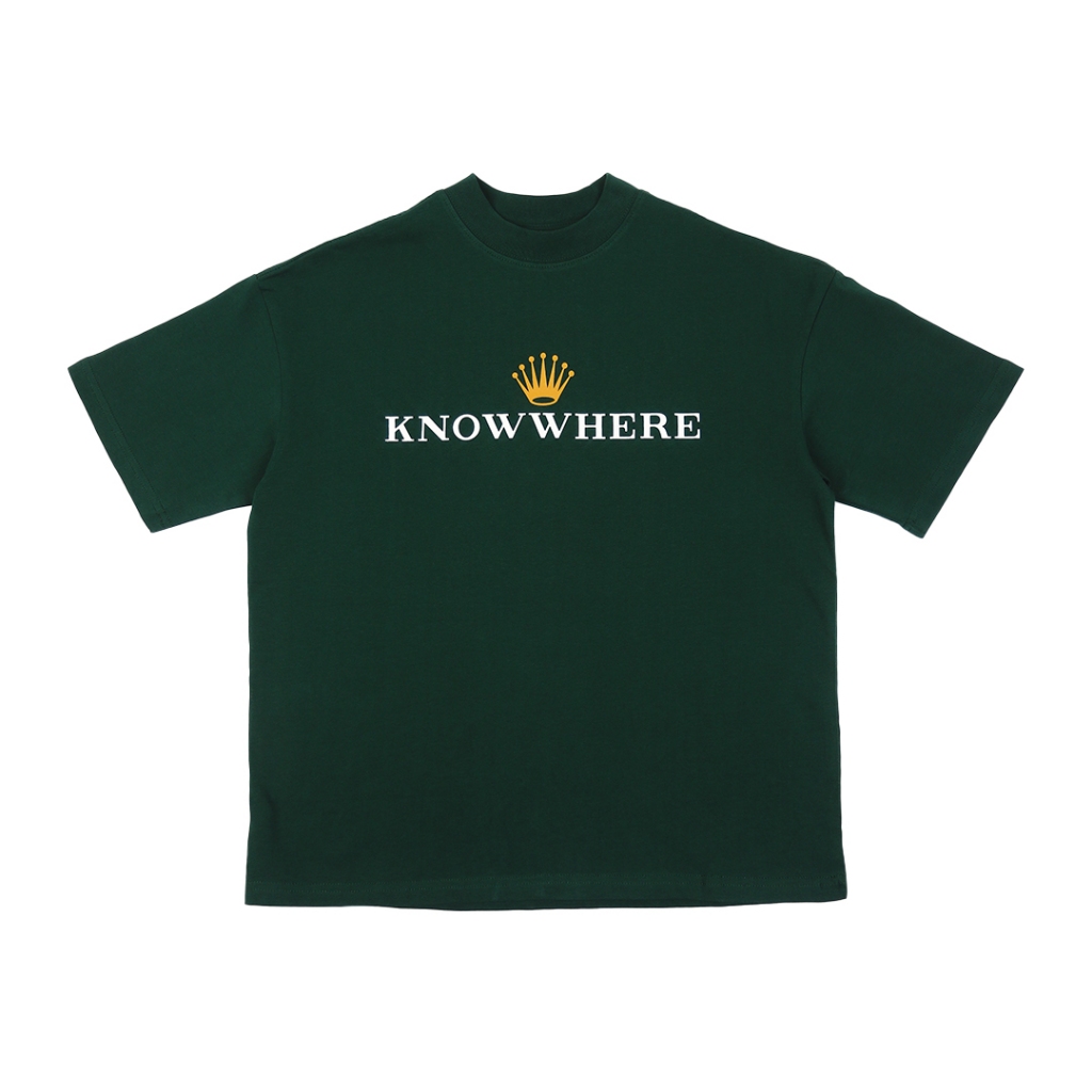 KNOWWHERE ROLEX LOGO GREEN TEE