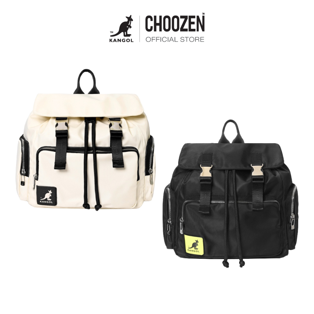 KANGOL Bag กระเป๋าเป้ ขนาดใหญ่ใส่โน๊ตบุ๊คได้ สีขาวนวล, ดำ 61557741