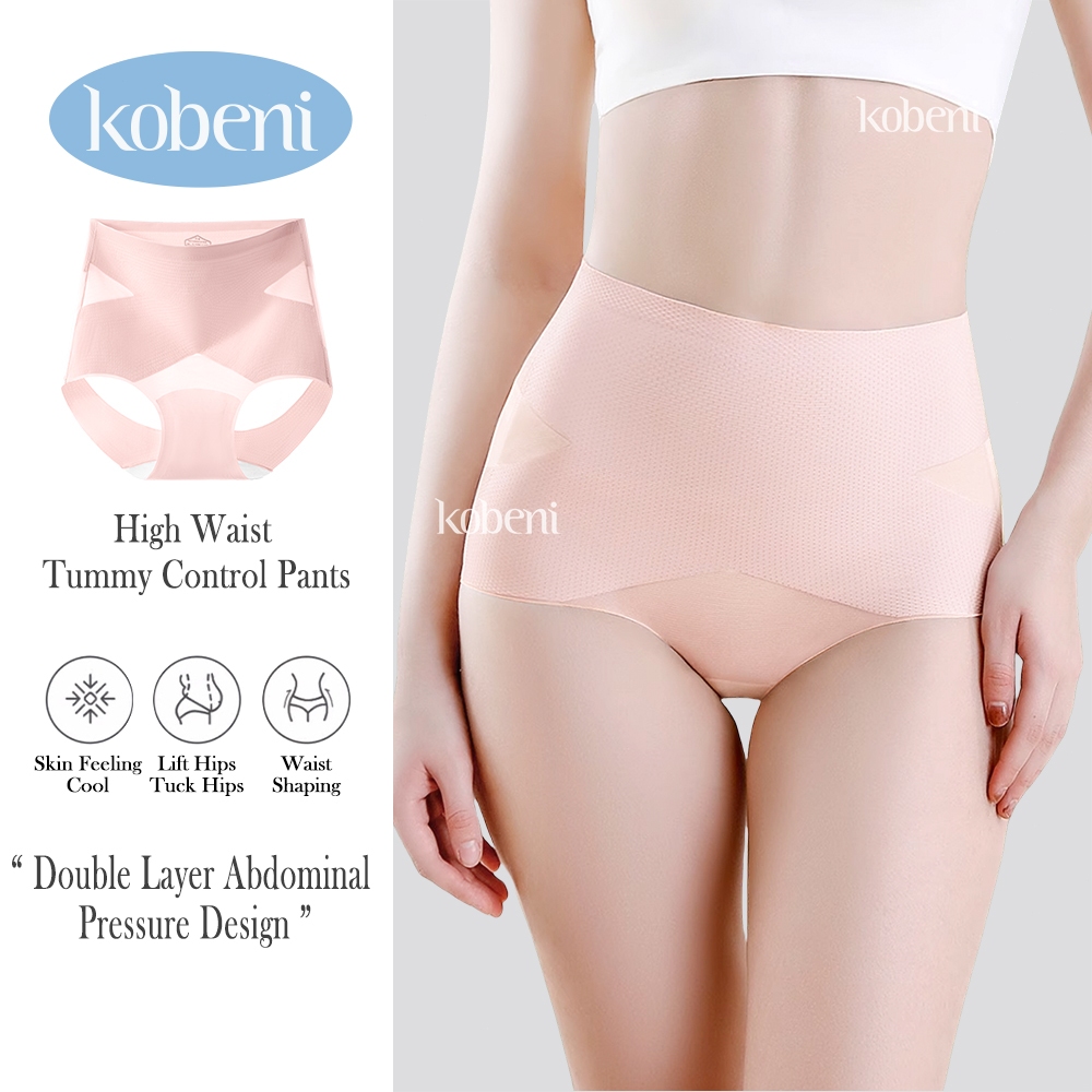 ⭐KOBENI⭐กางเกงชั้นในผู้หญิง กางเกงในไร้ขอบเอวสูง ผ้าบางเฉียบ ยืดกระชับ กระชับหน้าท้อง ยกสะโพก ขอบไม่ม้วน ผ้านิ่มใส่สบาย