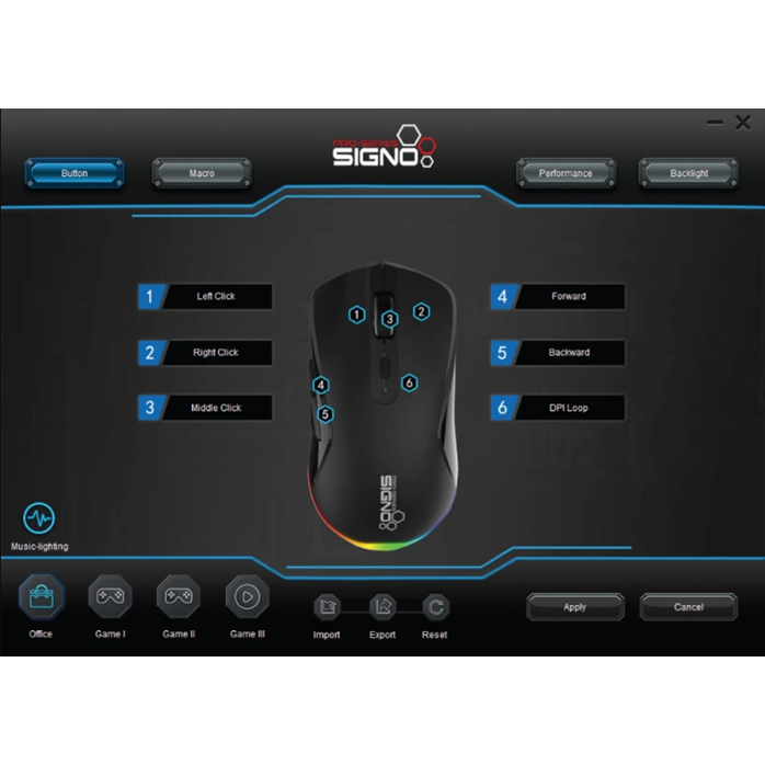 SIGNO Macro Gaming Mouse CENTRIC รุ่น GM-941 (เมาส์ เกมมิ่ง) ของแท้รับประกันศูนย์ไทย - รูปที่ 6