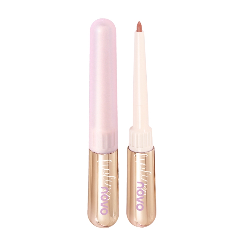 6193 (ใหม่/แท้) NOVO ลิปกลอส + ลิปปากกา Double Lip Glaze Lip Liner - Matte Velvet กันน้ำกันเหงื่อ ติดทน