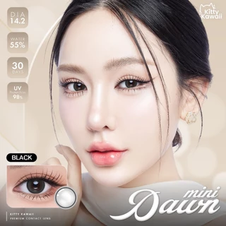 คอนแทคเลนส์ Mini Dawn Black (Kitty Kawaii) ขนาดมินิ 🌷 ลายฮิต สุดปังในเกาหลี