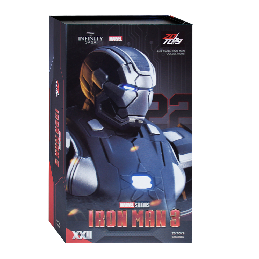 (ลิขสิทธิ์แท้)  IRONMAN MARK 22 Scale 1/10 (7 Inch) รุ่น 1906-22  ZD TOYS MARVEL THAILAND