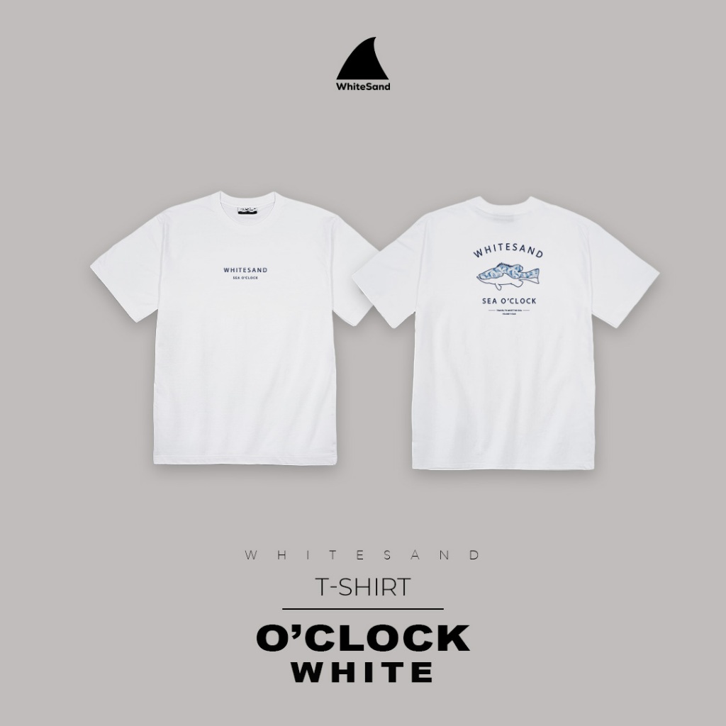 WhiteSand T-Shirt | เสื้อยืดแขนสั้น ลาย Sea Oclock
