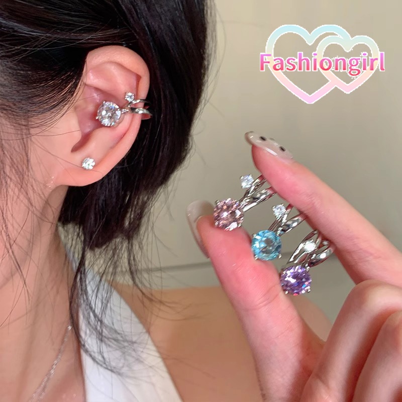 Fashion girl ต่างหูหนีบ ไม่ต้องเจาะ เครื่องประดับแฟชั่น สไตล์เกาหลี girl สําหรับผู้หญิง เข้ากับทุกการแต่งกาย ราคา ถูกที่สุด ดีลบีเคเค