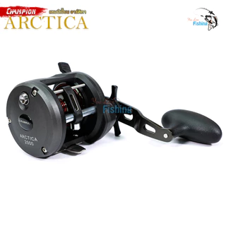 รอกเบทกลม Champion ARCTICA พรีเนียร์เกียร์เป็น “สแตนเลส” มีทั้งหมุนซ้ายและหมุนขวา