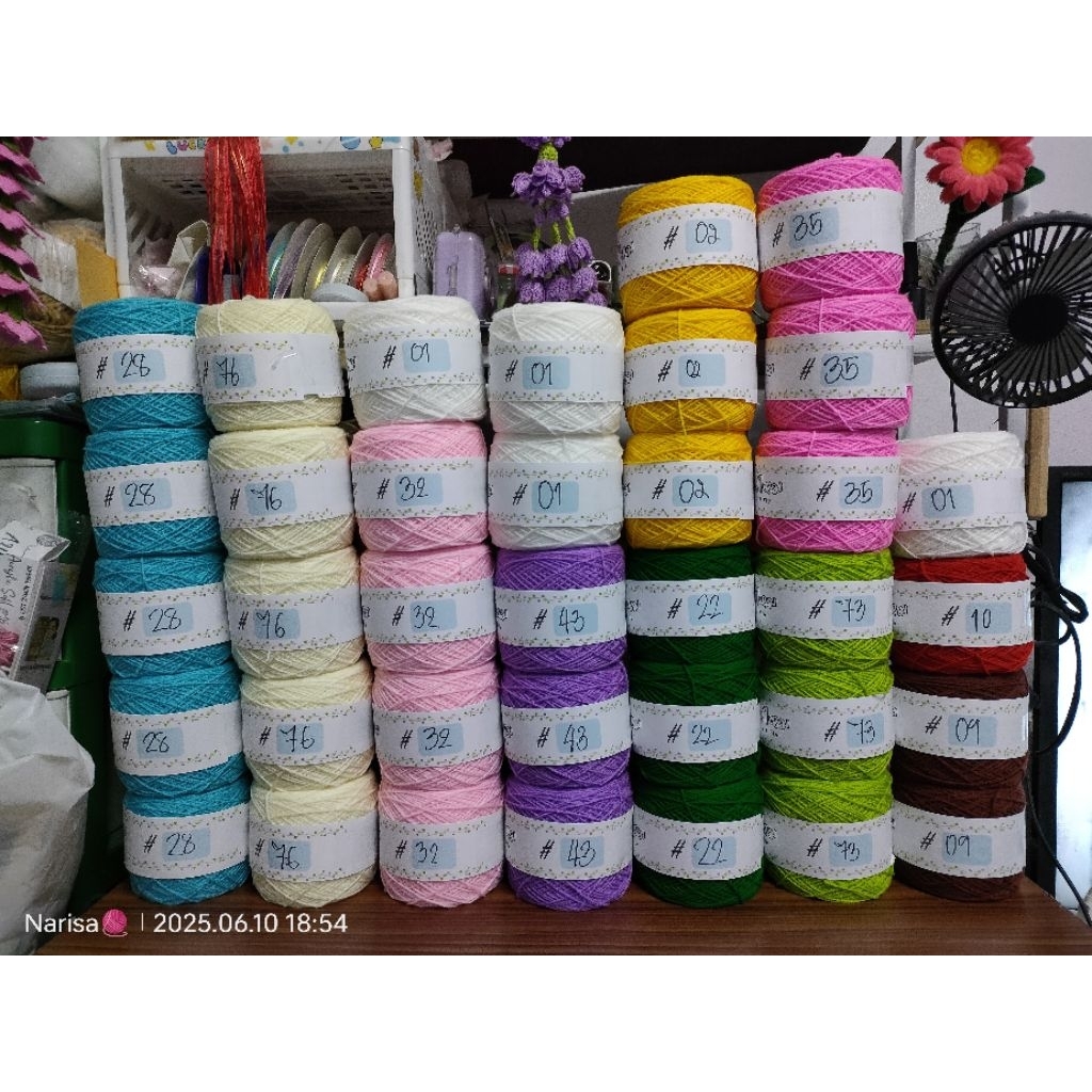 ม้วนไหม *ไหมพรม 3 Ply* หนัก 73กรัม