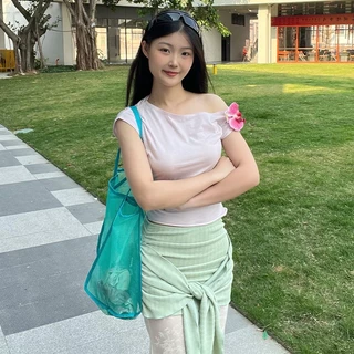 Fashion girl💯💯สีดำ กระเป๋าสะพายไหล่ตาข่าย กระเป๋าสะพายชายหาด สไตล์โปร่งใส ความจุขนาดใหญ่ พับได้ จัดเก็บง่าย