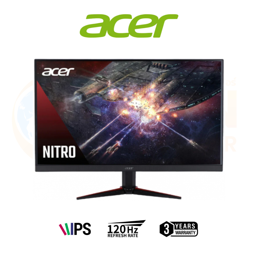 ACER MONITOR (จอมอนิเตอร์) VG270 Gbmipx - 27.0 INCH IPS FHD 120Hz 1920x1080- 3 YEARS