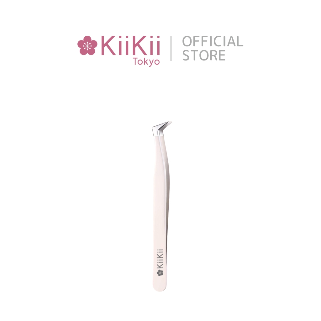 KiiKii แหนบต่อขนตา ที่คีบขนตา ปลายแหลม มุมโค้งกว้าง คีบขนตาแม่นยํา ใช้งานง่าย เหมาะกับงานต่อขนตา – โปรปัง