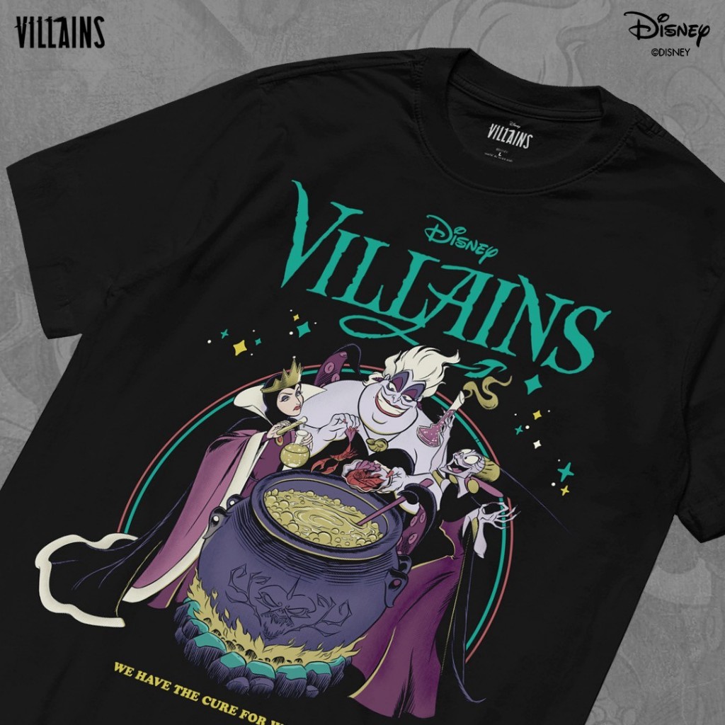 Power 7 Shop เสื้อยืดการ์ตูน "Villains" ลิขสิทธิ์แท้ DISNEY “เทคนิคพิเศษ“(TMX-226) — صورة 3