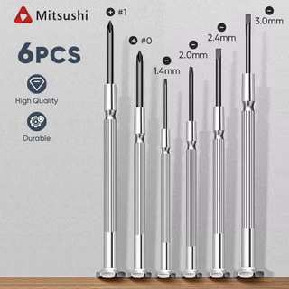 Mitsushi ไขควงแว่นตา ไขควงซ่อมนาฬิกา ไขควงซ่อมแว่นตา 6pcs ไขควงอเนกประสงค์ ไขควงเล็ก ชุดไขควงขนาดเล็กเซ็ต Screwdriver
