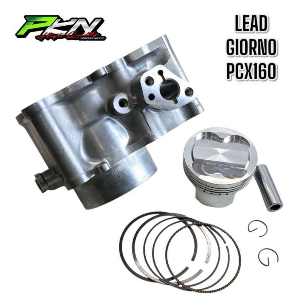 เสื้อสูบLEAD พร้อมลูกสูบCNC เสื้อสูบหรีด รุ่นLEAD GIORNO PCX160 ขนาด62-63-65มิล ส่งของเร็ว