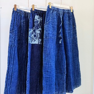 กางเกงผ้าฝ้าย กางเกงขายาว ทรงขากว้าง ไซส์ใหญ่ ฝ้าย 100 % สีม…