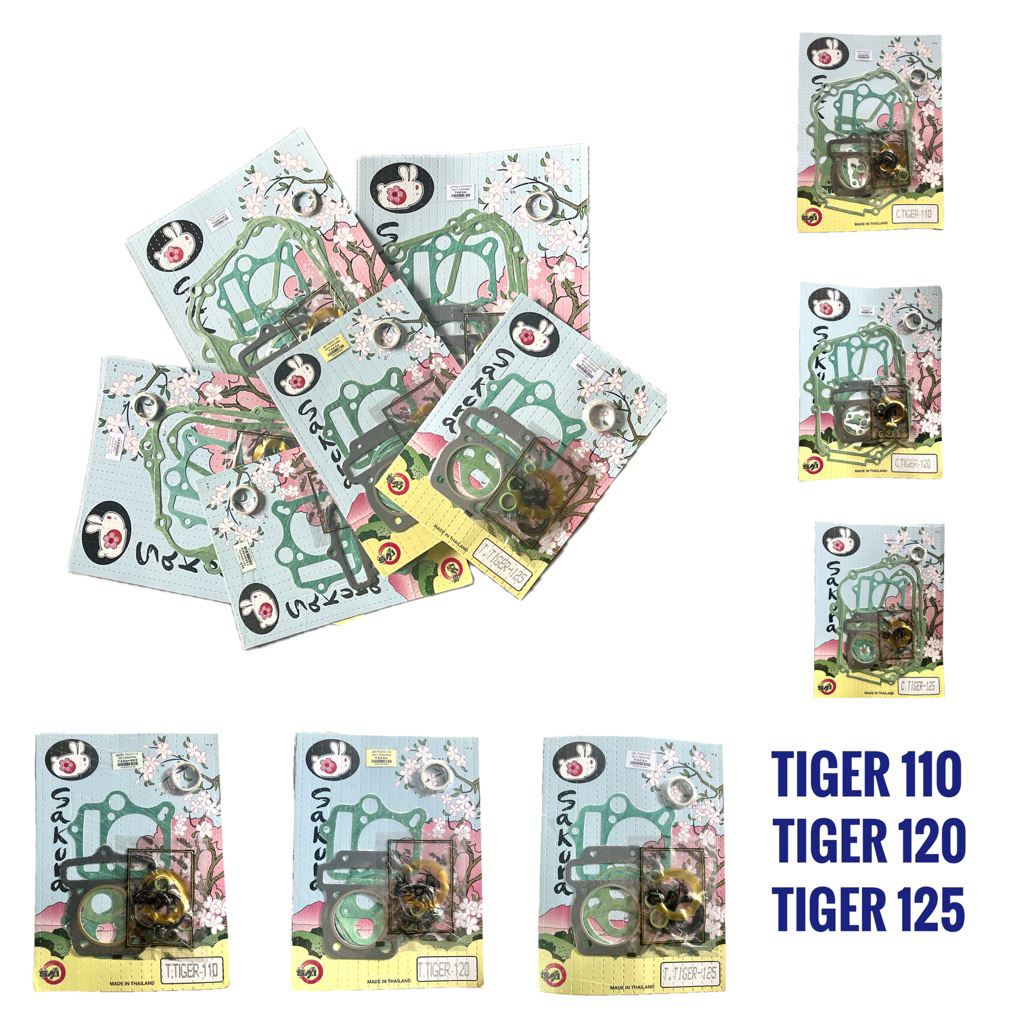 SK119 ปะเก็นชุดใหญ่ TIGER110 , TIGER120 ,  TIGER125 - ไทเกอร์110 , ไทเกอร์120 , ไทเกอร์125 ประเก็น