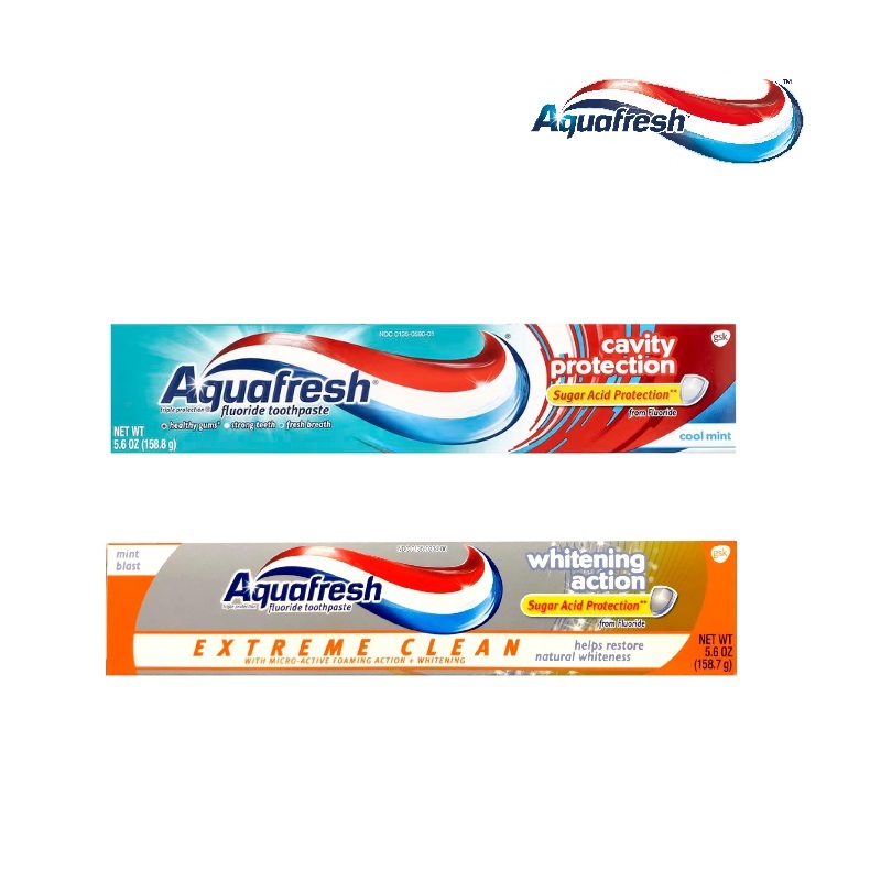 ยาสีฟัน Aquafresh, Extreme Clean Fluoride Toothpaste/Triple Protection® Fluoride Toothpaste