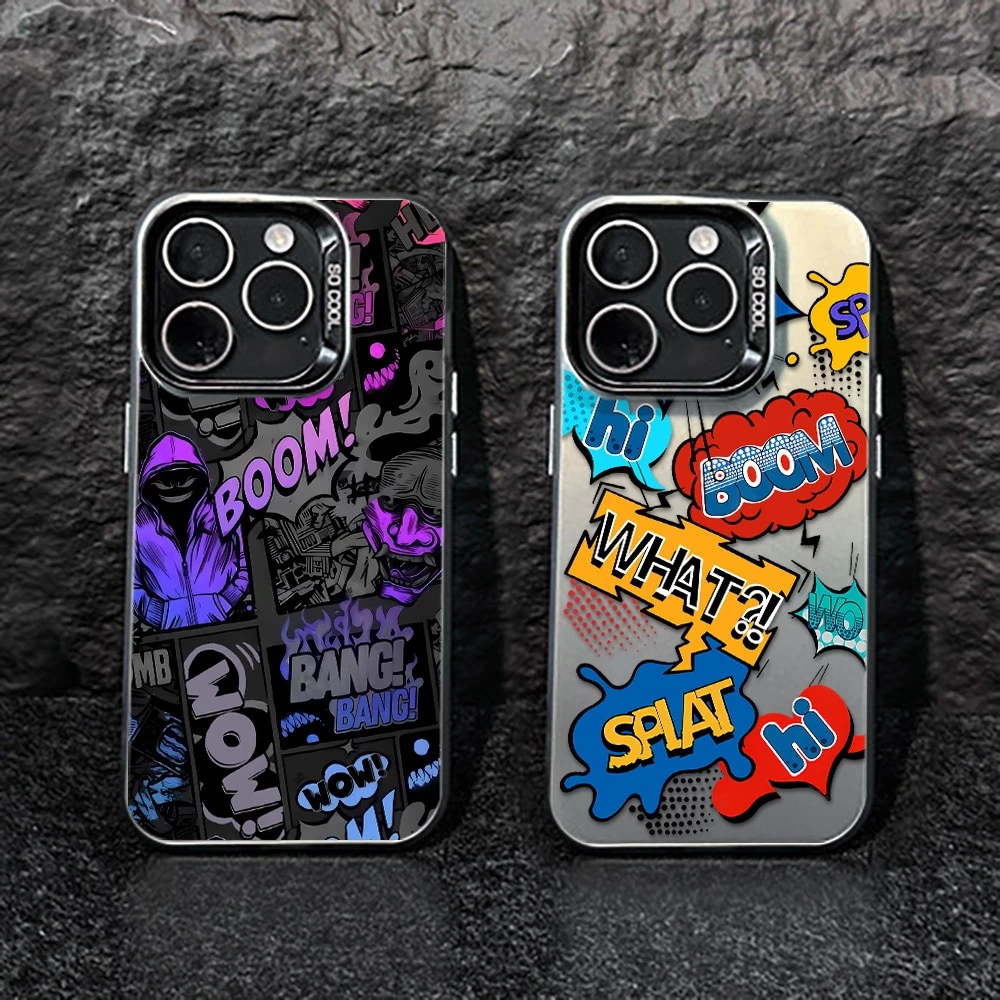 IMD เคส OPPO A5 Pro A3X A60 A79 A18 A15 A57 A17 A16 A78 A54 A58 A77 5G เคสกันกระแทกฝาหลังชุบเงินหรูหรา