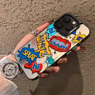 IMD เคส OPPO A5 Pro A3X A60 A79 A18 A15 A57 A17 A16 A78 A54 A58 A77 5G เคสกันกระแทกฝาหลังชุบเงินหรูหรา