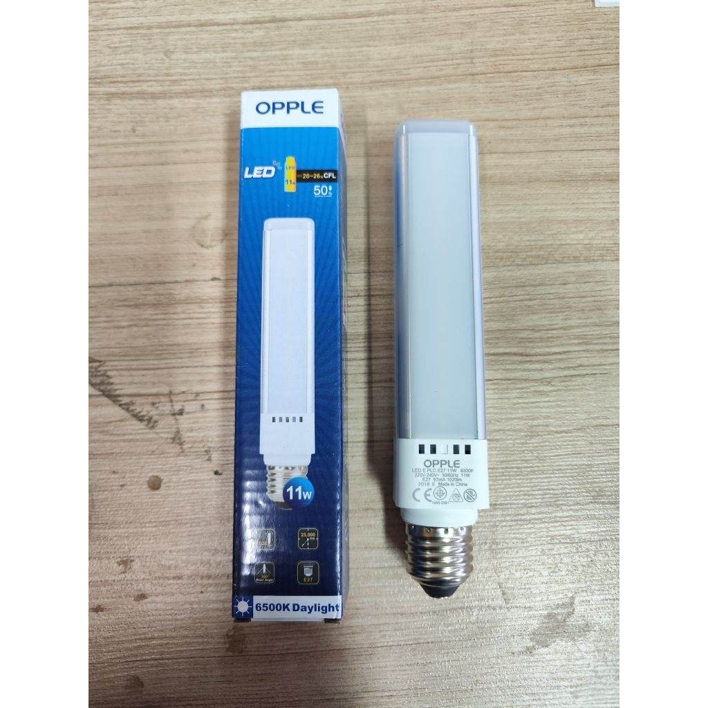 หลอดไฟ OPPLE LED  E PLC 11W DAYLIGHT E27