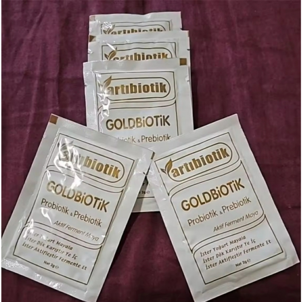 Goldbiotik YOGURT STARTER 2gr 1 sachet Histamine DAO Anti allergic Kefir คีเฟอร์ บัวหิมะ