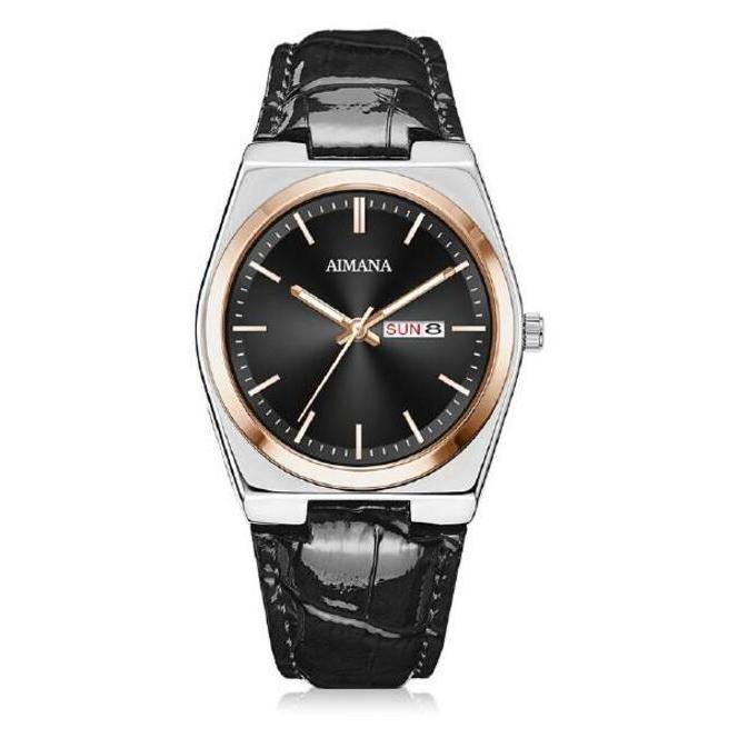 นาฬิกาข้อมือ AIMANA รุ่น 8604 สายหนัง สวย เรียบ หรู ใส่ได้หลากหลายโอกาส แมตง่าย สามารถใส่ได้ทุกวัน