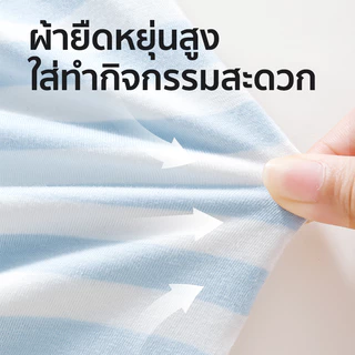 Patt Mom ชุดเซ็ทเด็ก เสื้อยืดคอกลมแขนสั้น + กางเกงขาสั้น ชุดเด็ก เสื้อเด็ก ผ้านุ่มใส่สบาย (T-DXTWJJF)