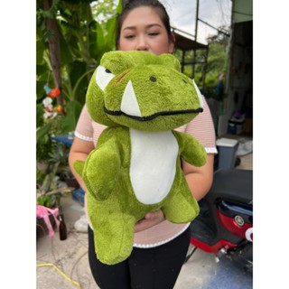 ตุ๊กตาไดโนเสาร์หน้าโหด ตัวอ้วนน่ารัก ผ้าขนนุ่ม ขนาด14นิ้ว มี…