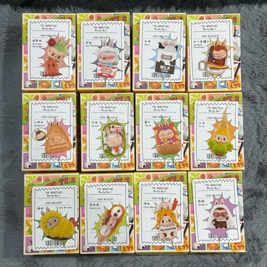 THE MONSTERS LABUBU Wacky Mart Series Figures