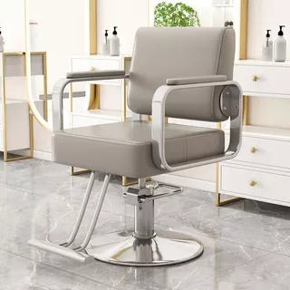 พร้อมส่งทันที เก้าอี้ร้านทำผม หมุนได้ 360องศา hair salon chair เก้าอี้เสริมสวย สไตล์เรียบง่าย