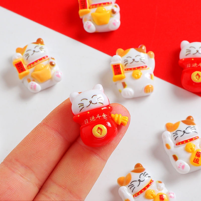 j315 แมวกวักงานdiy แพ็คละ 10 ชิ้น