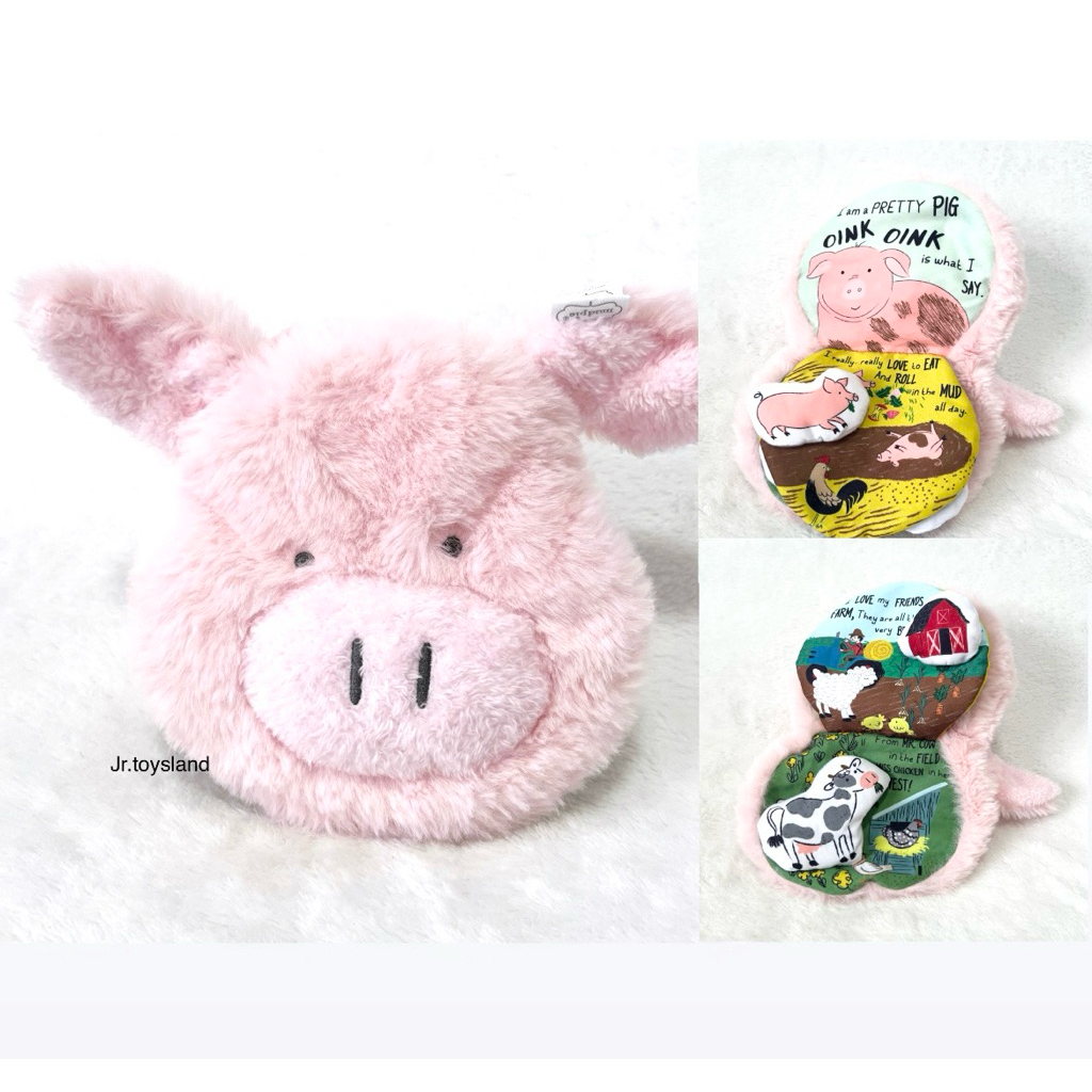 หนังสือผ้าหุ่นมือพี่หมู Mudpie สภาพสวย ตัวเล่นครบค่ะ