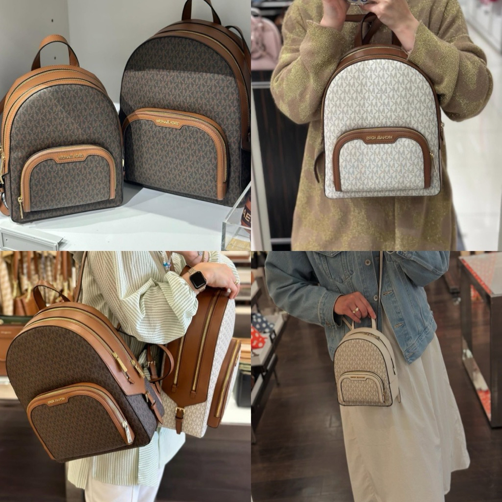 MICHAEL KORS Jaycee Convertible Zip Pocket Backpack Crossbody เป้