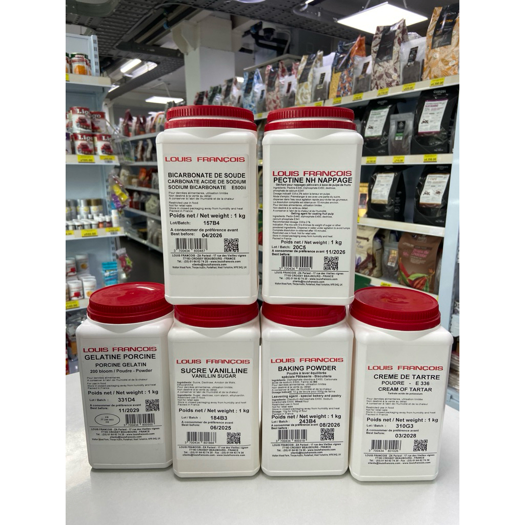 Louis Francois Original Package 1kg,Baking Powder,Baking Soda Pectin