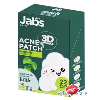 Jabs 3D Invisible Acne Patch 1 ซอง 22 ชิ้น / Holocare Hydrocolloid Acne Patch 8 ชิ้น แผ่นแปะสิว ชนิดบางพิเศษ