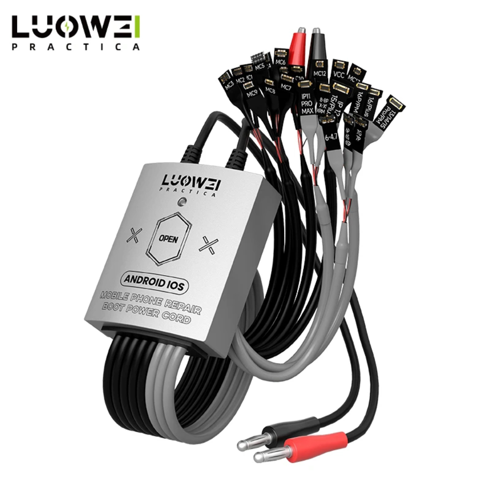 Luowei LW-325 DC power supply Mobile Phone Repair Boot Power Cord for iPhone 8-16PM and Android Phones