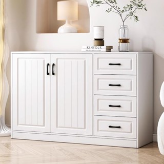 ตู้เก็บของอเนกประสงค์ ตู้เก็บของ 90/120 ซม สไตล์ยุโรป ชั้นวา…