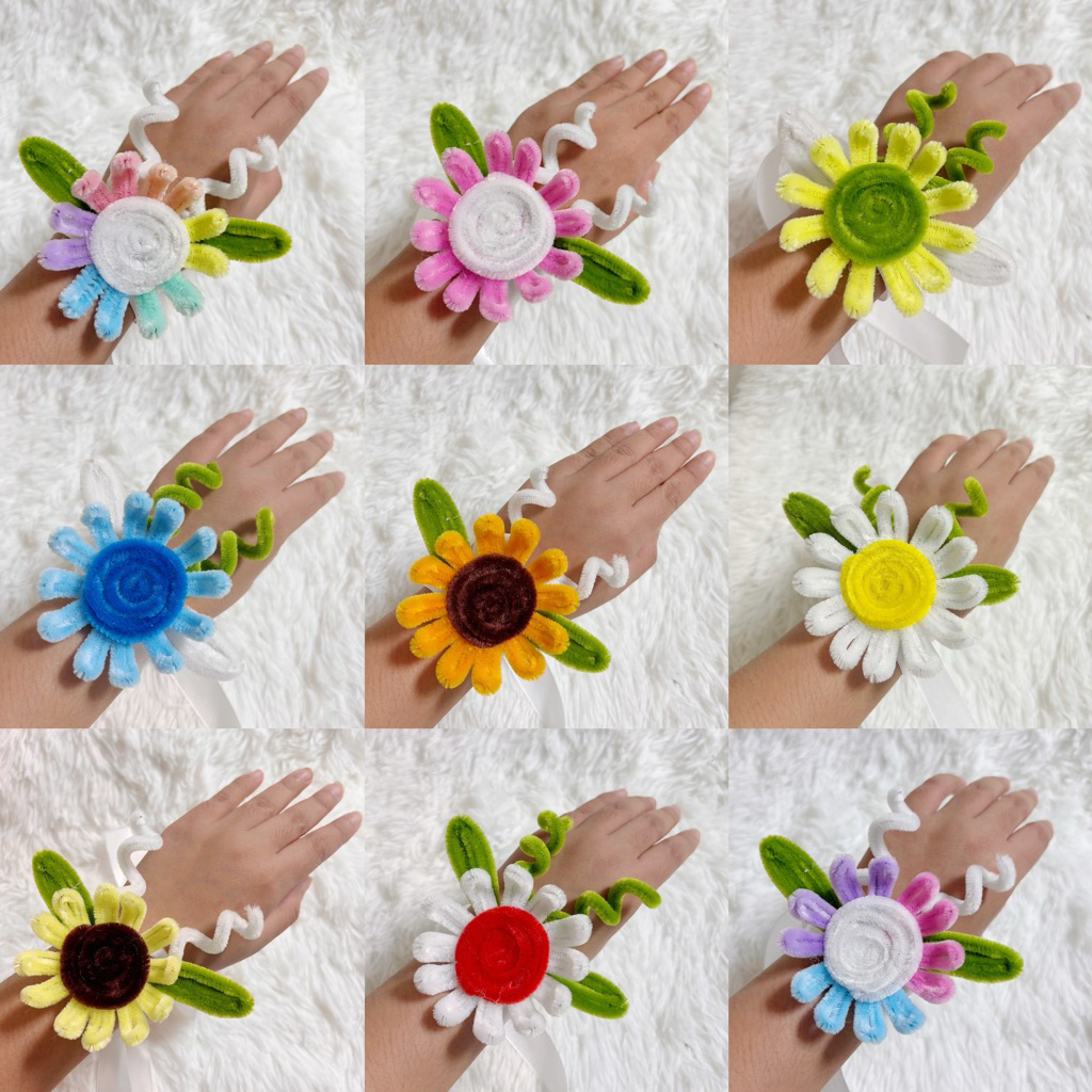 ข้อมือเพื่อนเจ้าสาว 🌸ริบบิ้นข้อมือดอกไม้ 🌼พร้อมส่ง📮