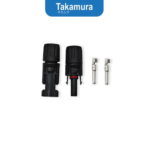 Takamura MC4 1000V ขั้วต่อสายไฟโซล่าเซลล์ ตัวผู้-ตัวเมีย รุ่น TDC-MC4